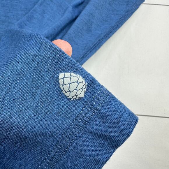 Stio Divide Lightweight Pullover Hoodie Womens XL Blue Stretch Long Sleeve Sun - Picture 4 of 6